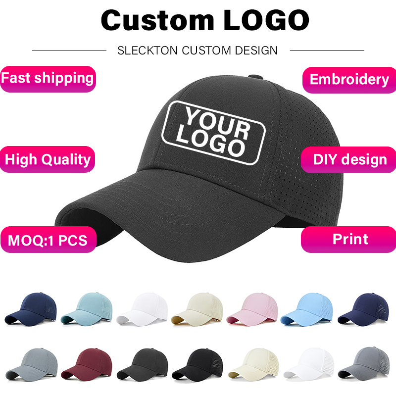 Embroidery Design Logo - Aangepaste LOGO borduurwerk sneldrogende baseball caps