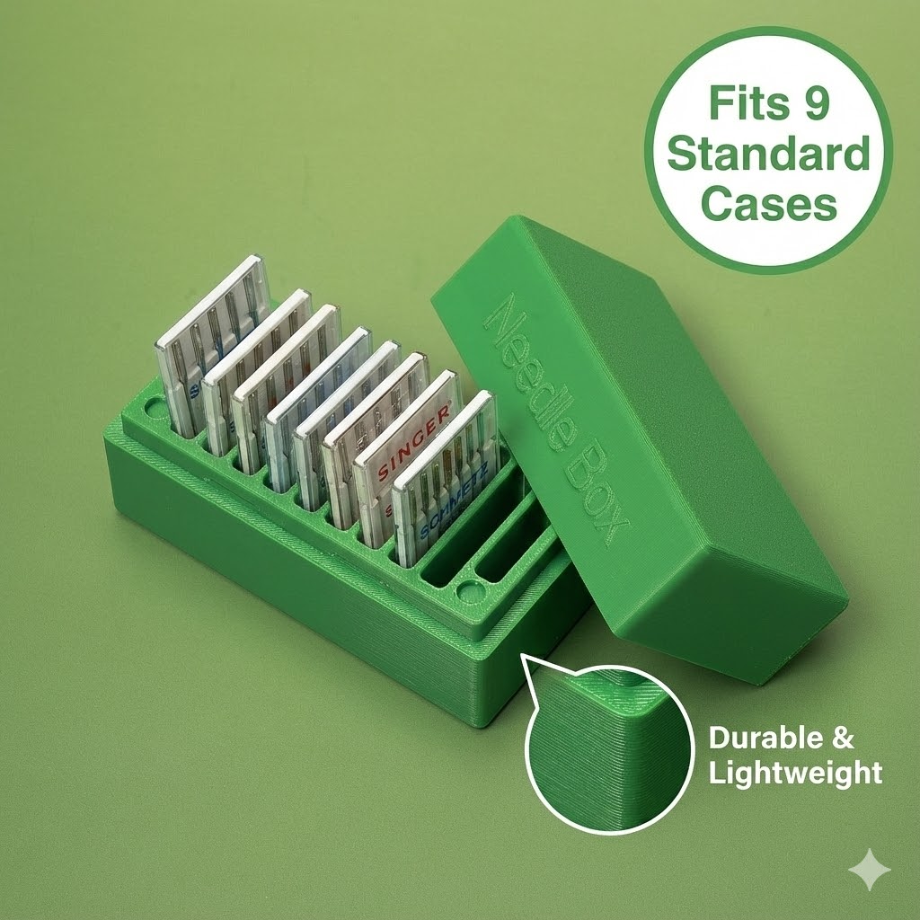 Embroidery Service - Naaimachine Naald Organizer Case | Draagbare