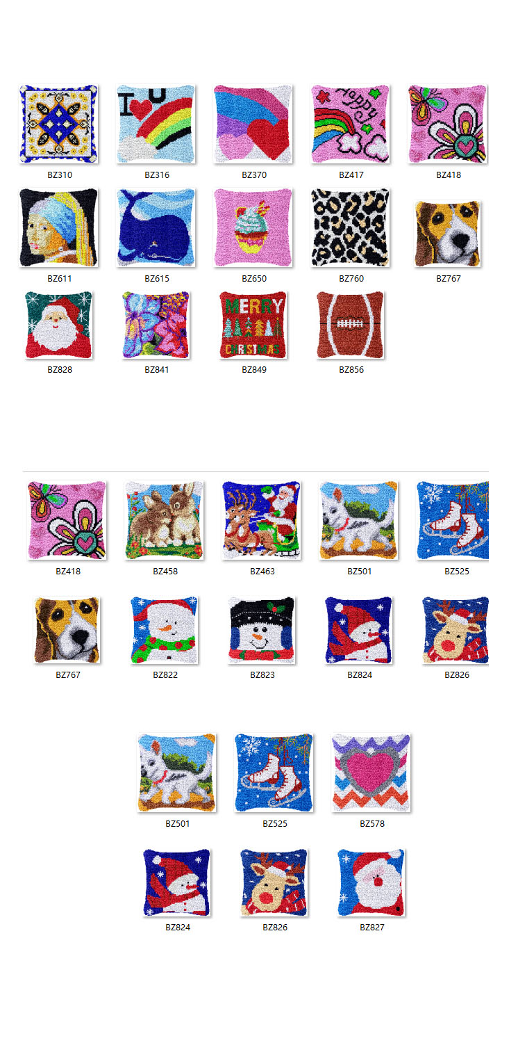 Printed Embroidery Kit - Bee klink haak kit tapijt canvas