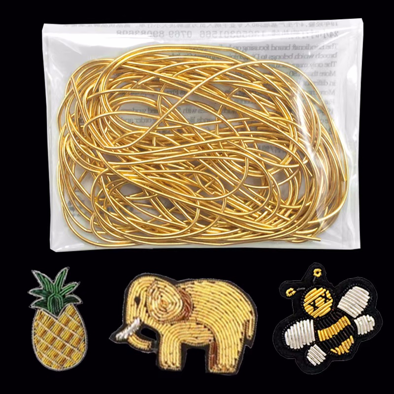 Embroidery Thread Yarn - 2.6M 1-1.5mm Bullion Draad Franse Spoel