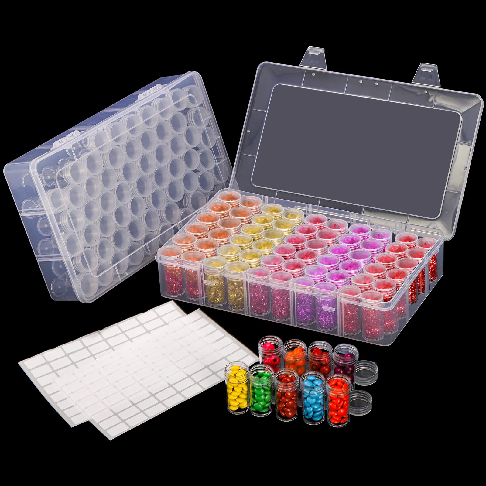 Embroidery Uae - 1pc 24/30//38/60 Slots Plastic Opbergdoos, DIY