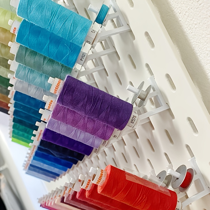 Embroidery Thread Yarn - Naaimachine-garenspoel opberghaak, multifunctionele pegboard-garenorganizer, geschikt voor