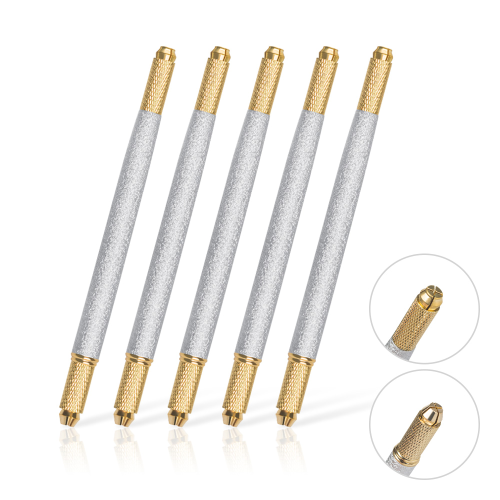 Embroidery Lips - 1Pcs Microblading Double End Metalen Relief