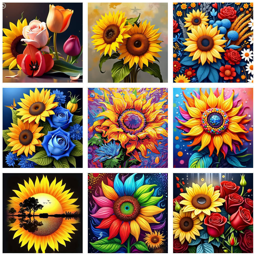 HUACAN volledige boor diamant  - Embroidery Rose Stitch recensie en prijs