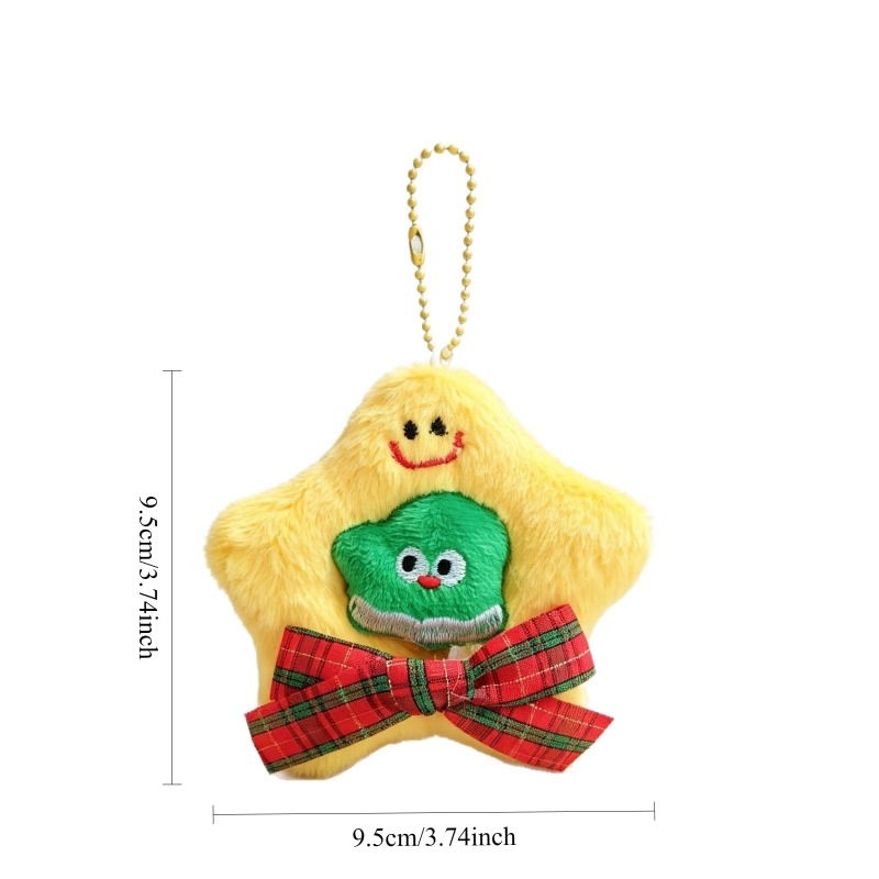 3-pack pluche geborduurde kers - Embroidery Xmas Ornaments recensie en prijs