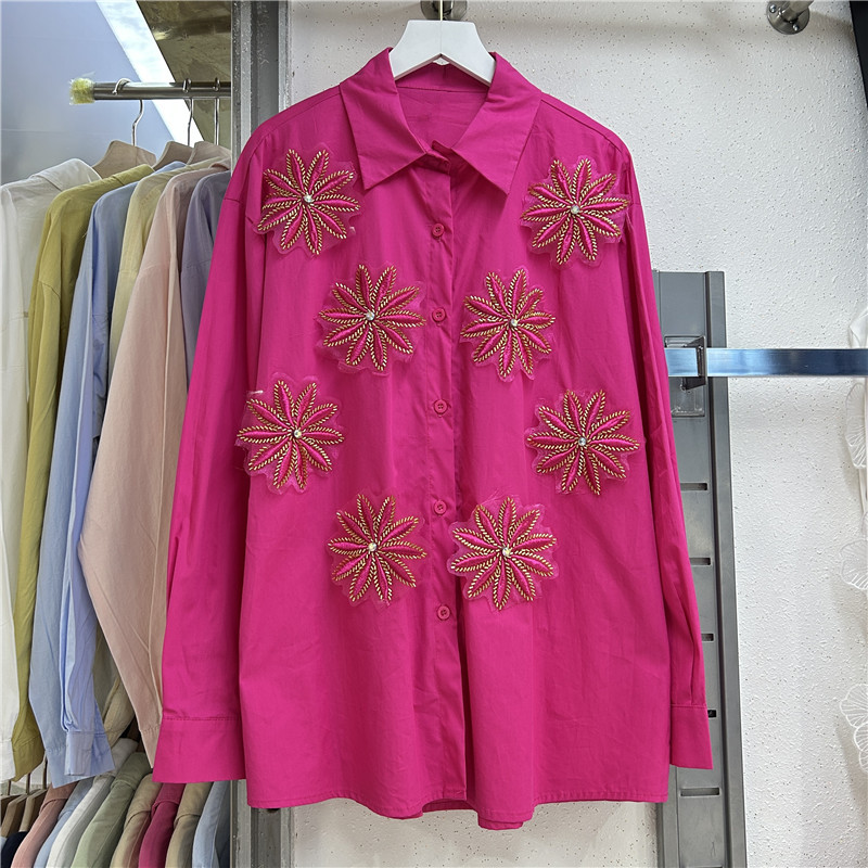 Blouses Damesoverhemd Vintage  - Embroidery Service recensie en prijs