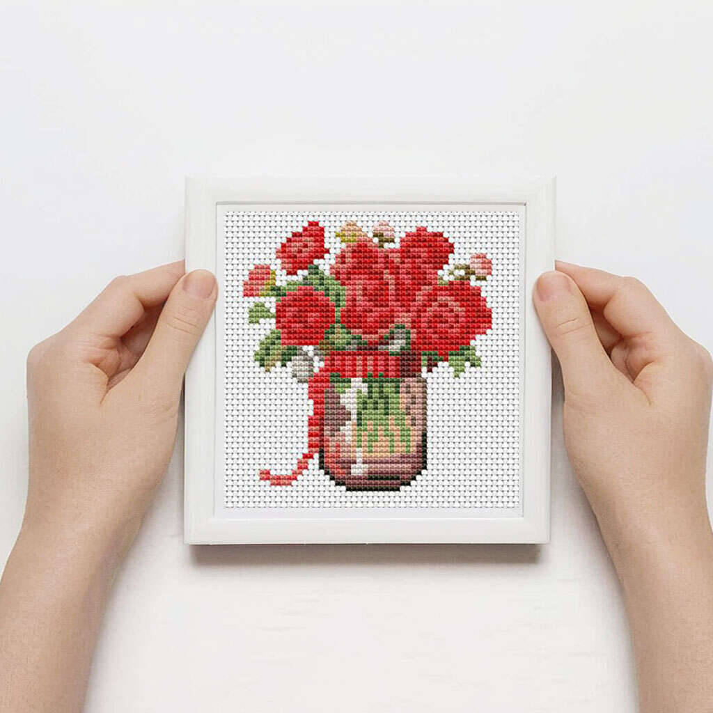 12 stuks Rose Cross Stitch 11C - Embroidery Rose Stitch recensie en prijs