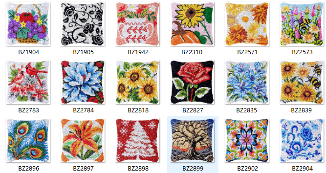 Bee klink haak kit tapijt canv - Printed Embroidery Kit recensie en prijs