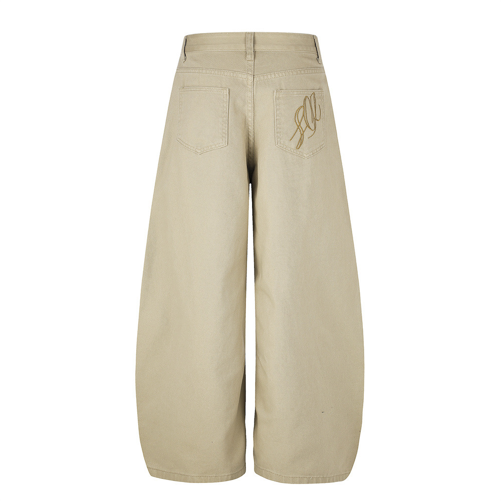 MWJLPWQ Loszittende broek met  - Embroidery Unique Design recensie en prijs