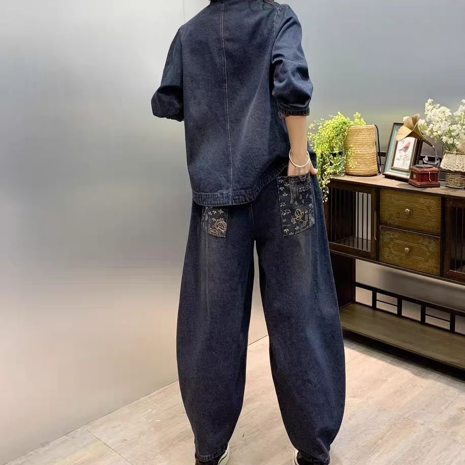 Vintage knop losse geborduurde - Embroidery On Jeans recensie en prijs