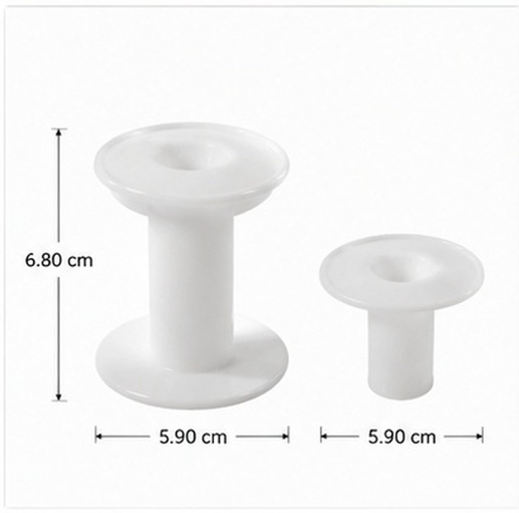 10 stuks plastic spoelen witte - Embroidery Thread Yarn recensie en prijs