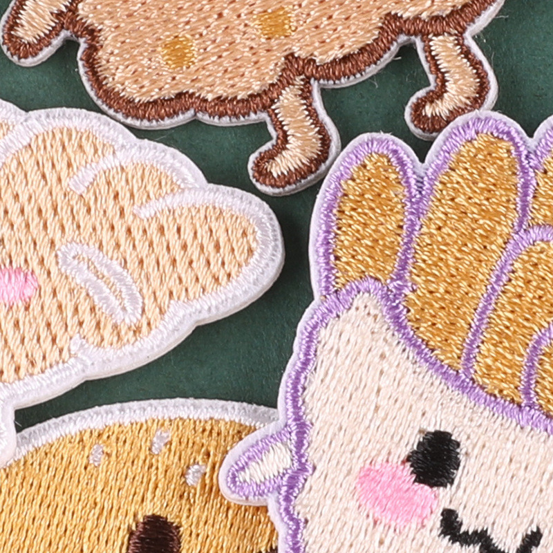 Zelfklevende patches met friet - Embroidery On Jeans recensie en prijs