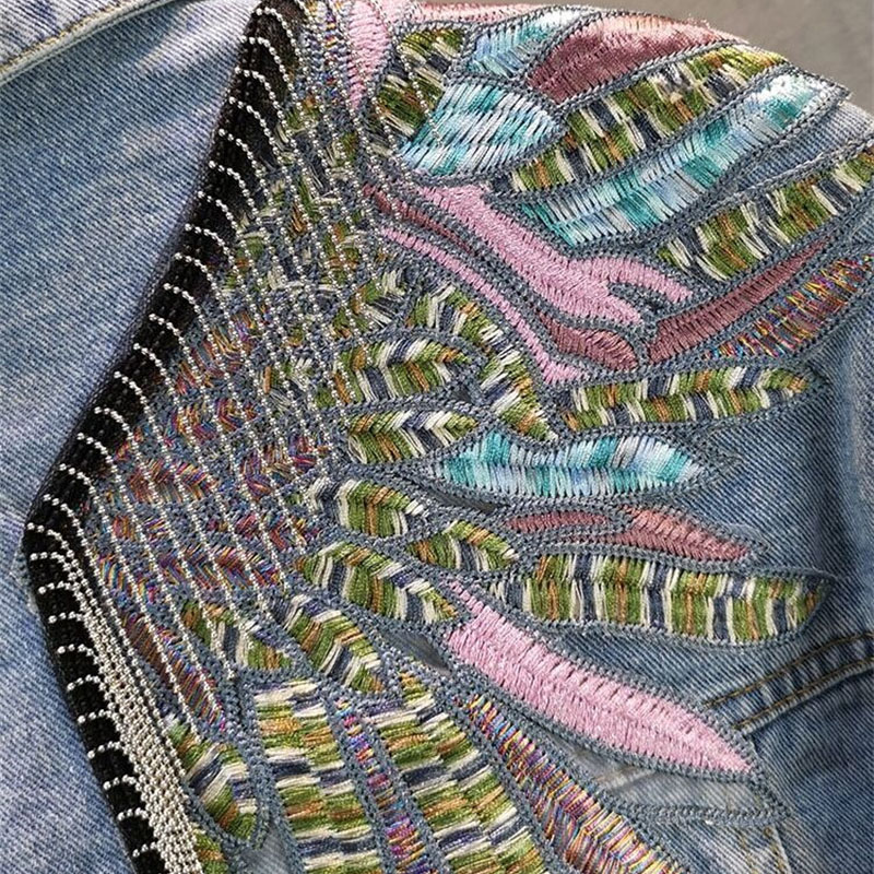 2026 Nieuwe Herfstmode Gespeld - Embroidery On Jeans recensie en prijs