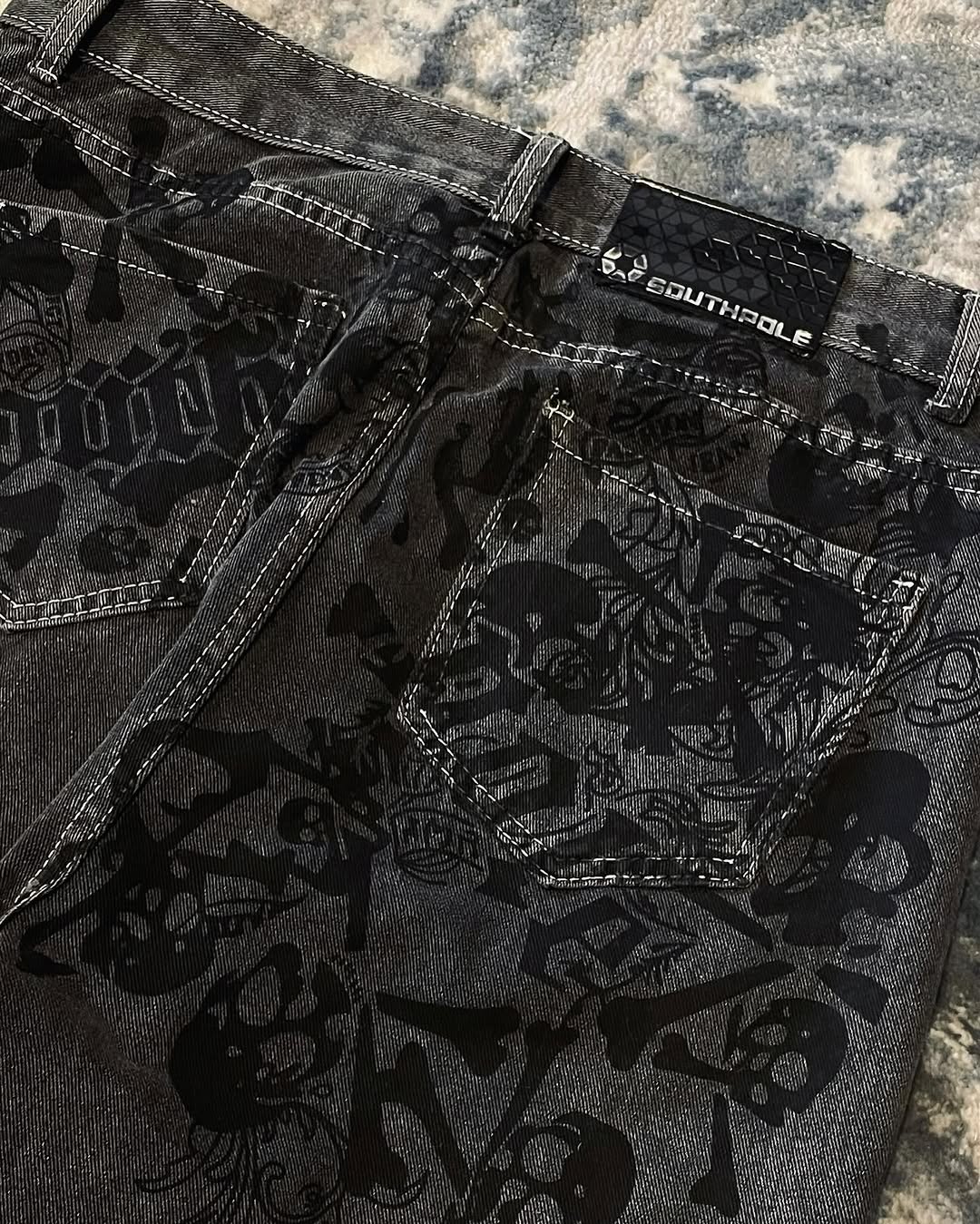 Y2K Straat Nieuwe Schedel Gebo - Embroidery On Jeans recensie en prijs