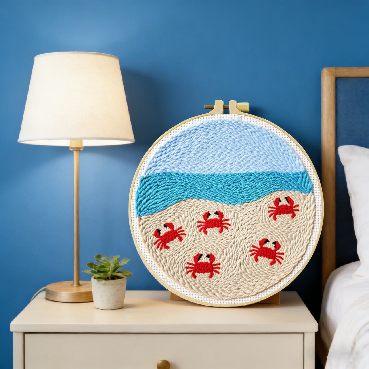 20X20CM/7.87inch Dieren - Krab - Printed Embroidery Kit recensie en prijs