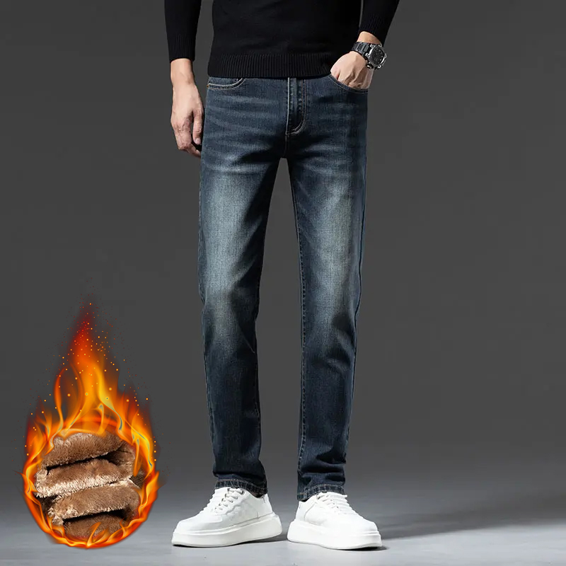 Nieuwe winter heren fleecegevo - Embroidery On Jeans recensie en prijs