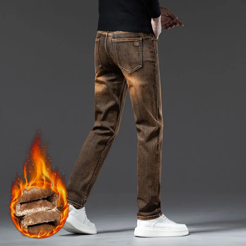 Nieuwe winter heren fleecegevo - Embroidery On Jeans recensie en prijs