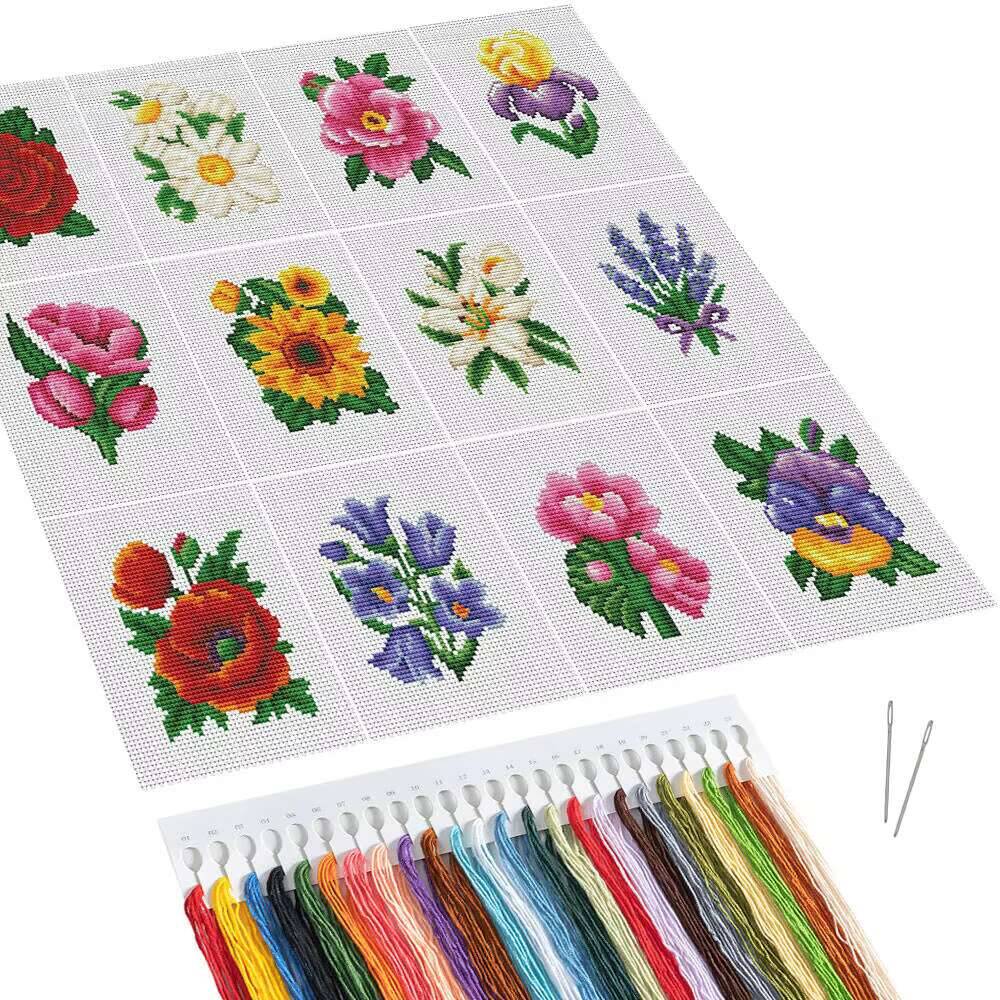 Huacan MINI Kruissteek Rose Bl - Embroidery Rose Stitch recensie en prijs