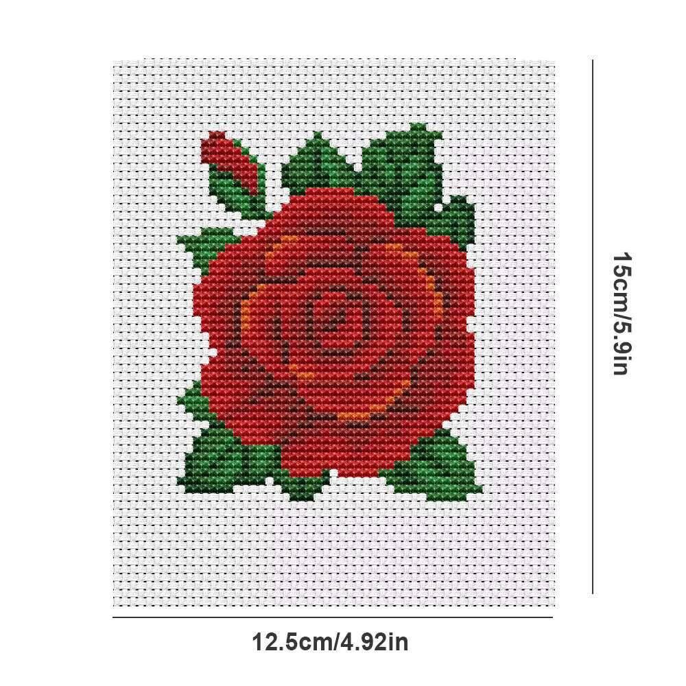 Huacan MINI Kruissteek Rose Bl - Embroidery Rose Stitch recensie en prijs