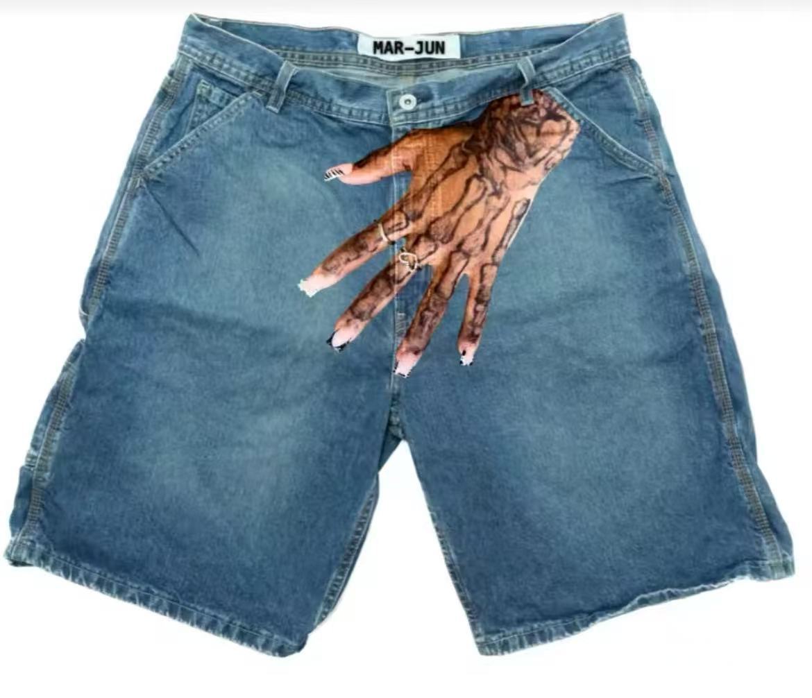 Deeptown Y2k Vintage Harajuku  - Embroidery On Jeans recensie en prijs