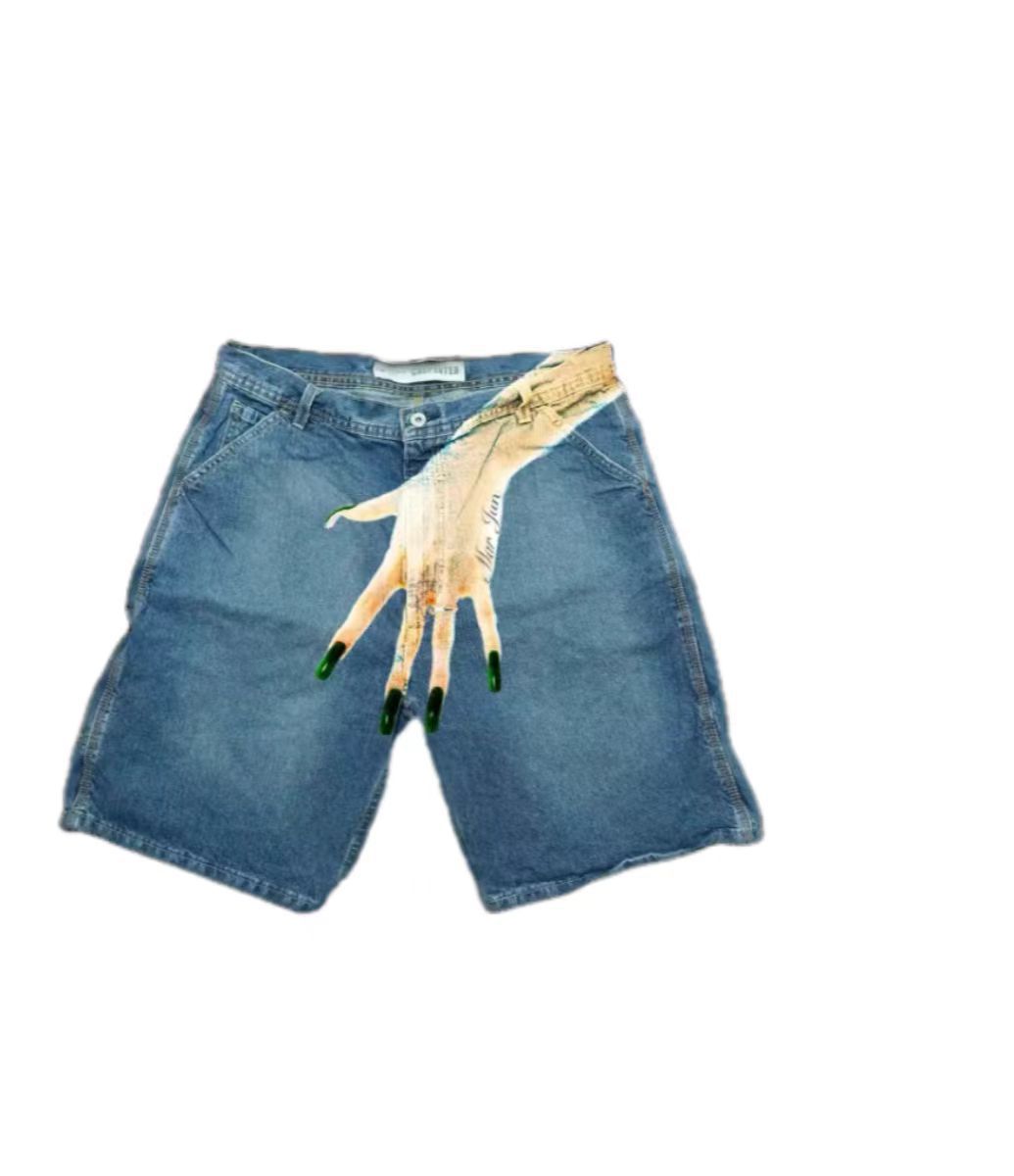 Deeptown Y2k Vintage Harajuku  - Embroidery On Jeans recensie en prijs