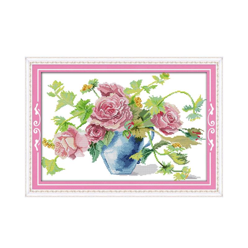 Bloesem rozen telpatroon bloem - Embroidery Rose Stitch recensie en prijs