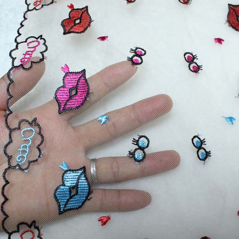 20 yards tweekleurige lippen s - Embroidery Lips recensie en prijs