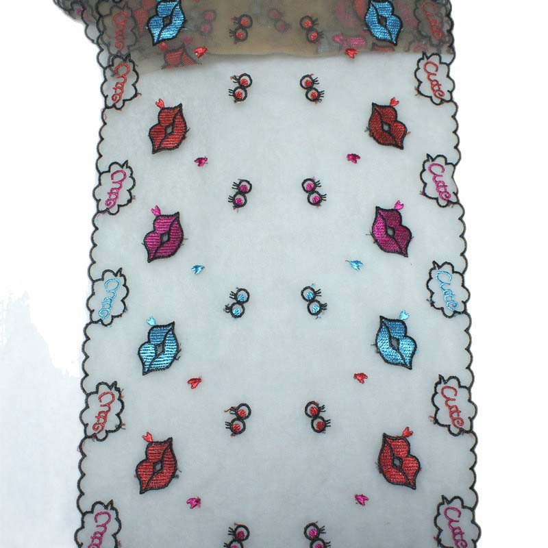 20 yards tweekleurige lippen s - Embroidery Lips recensie en prijs