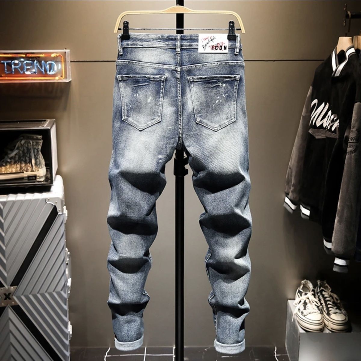 High-end Amerikaanse zware ind - Embroidery On Jeans recensie en prijs