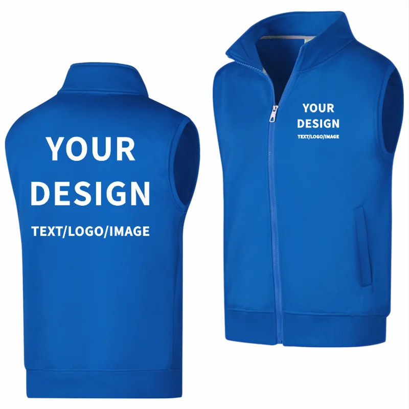 Monochroom fluwelen warm vest, - Embroidery Design Logo recensie en prijs