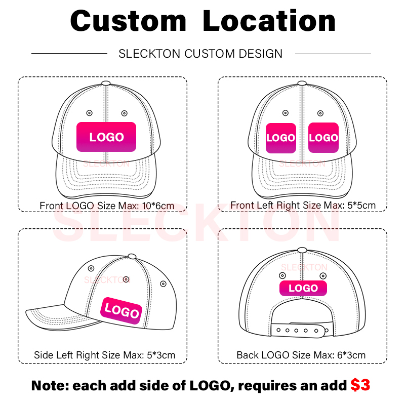 Sleckton Logo Custom Baseball  - Embroidery Design Logo recensie en prijs