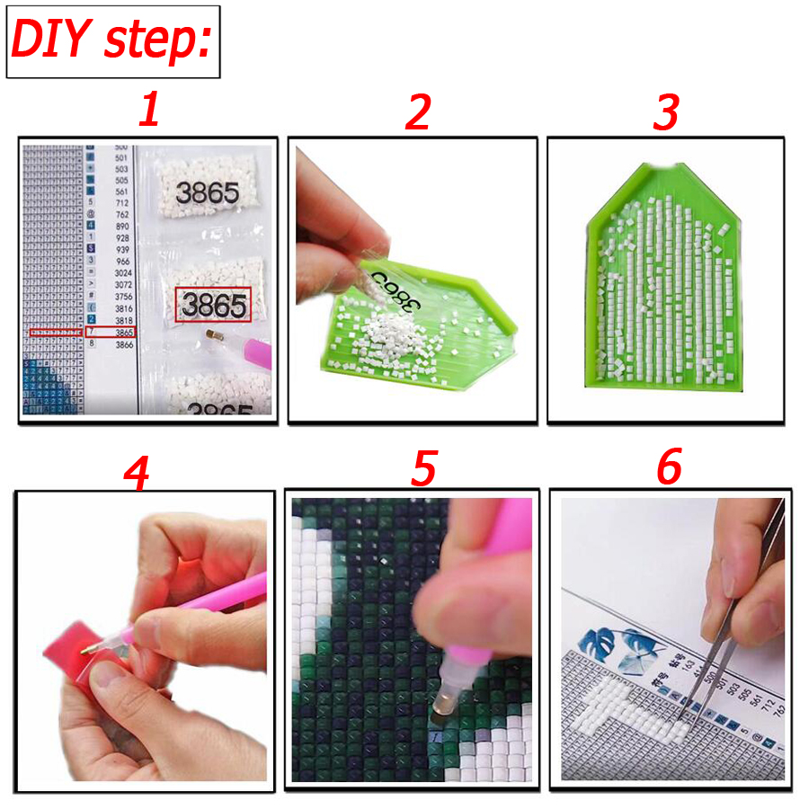 5D DIY diamant borduurwerk mod - Embroidery Lips recensie en prijs