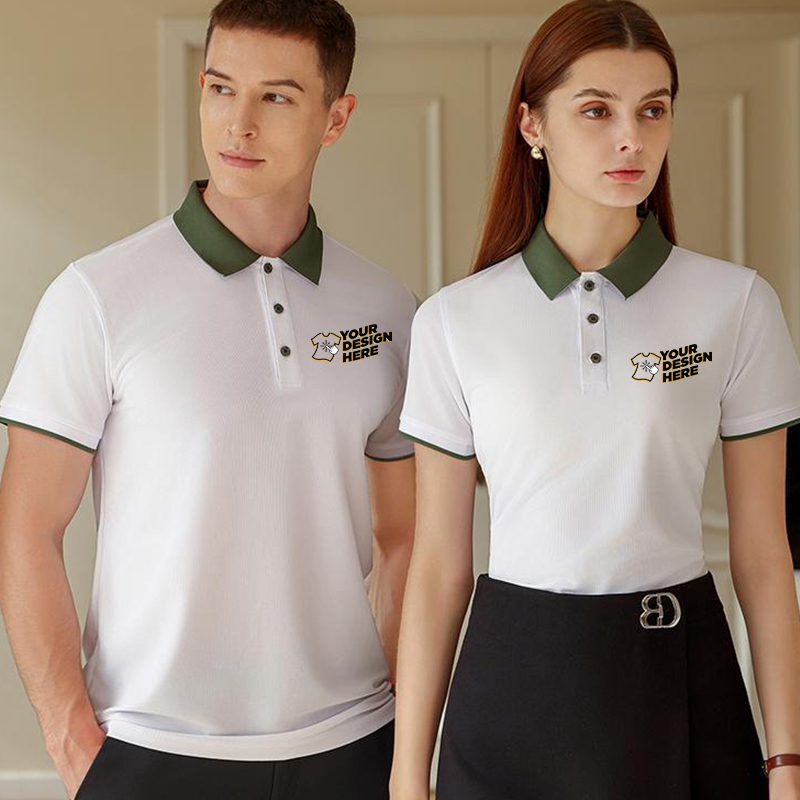 Poloshirt met kleurblokken - G - Embroidery Design Logo recensie en prijs