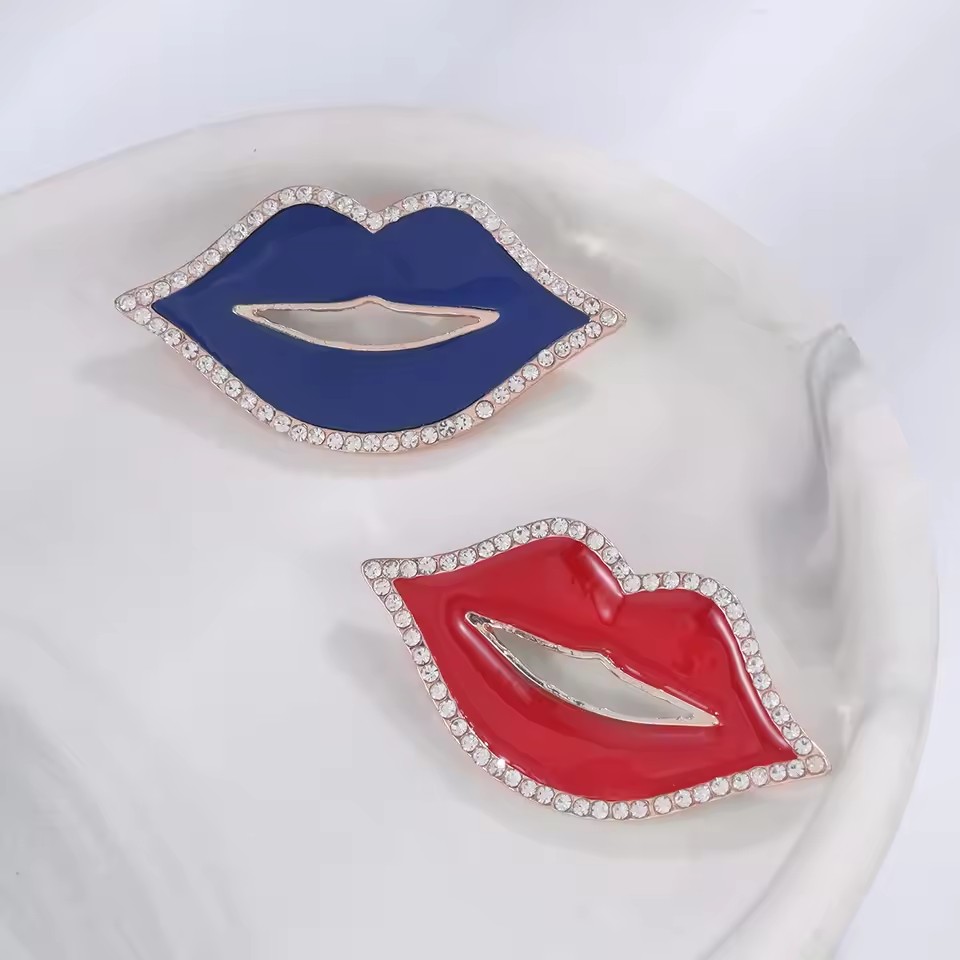 1 st Lippen KONINGIN Broche vo - Embroidery Lips recensie en prijs