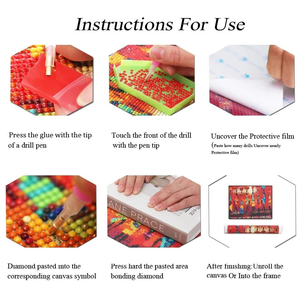 5D DIY Diamant Schilderij Dier - Embroidery Uae recensie en prijs