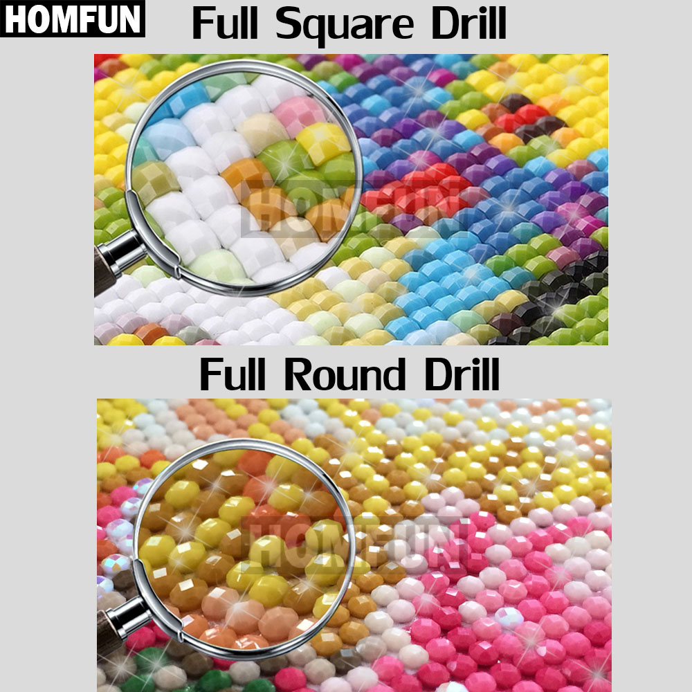 Homfun Full Diamond Painting 