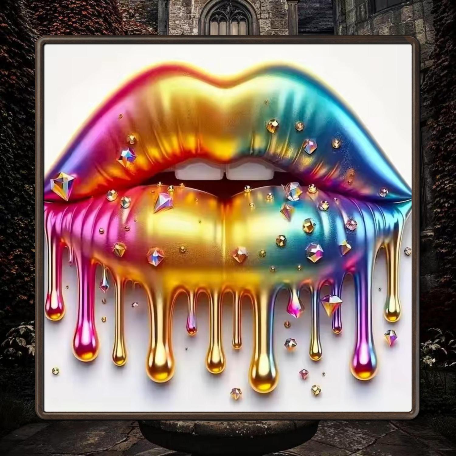 EverShine Diamant Schilderij M - Embroidery Lips recensie en prijs