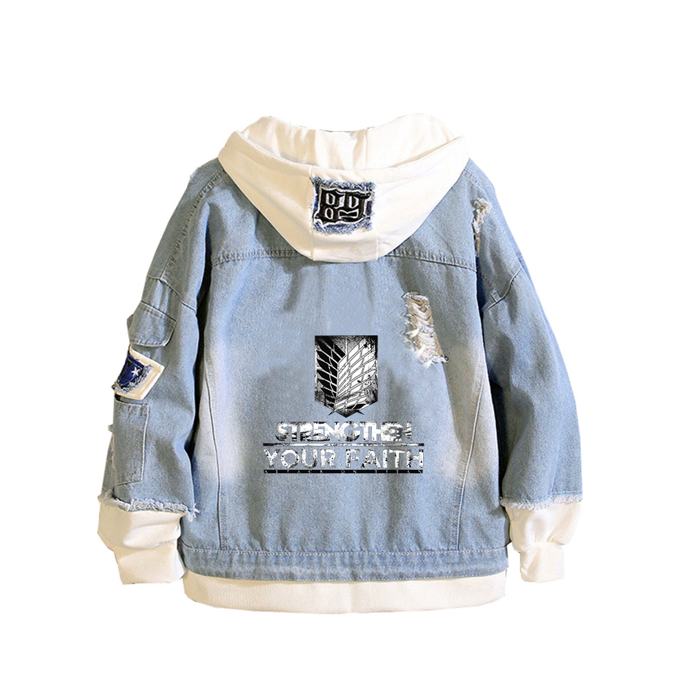 Aanval op Titan Anime Denim Ja - Embroidery On Jeans recensie en prijs