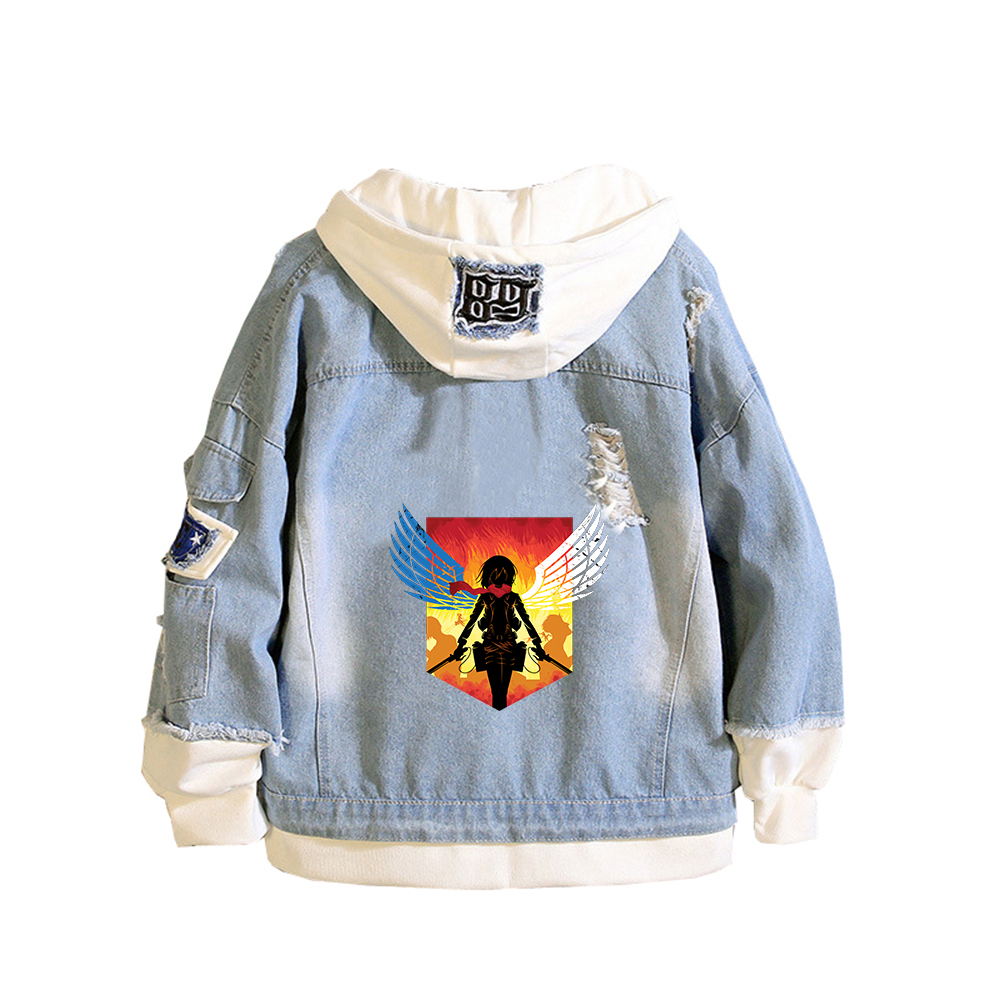 Aanval op Titan Anime Denim Ja - Embroidery On Jeans recensie en prijs