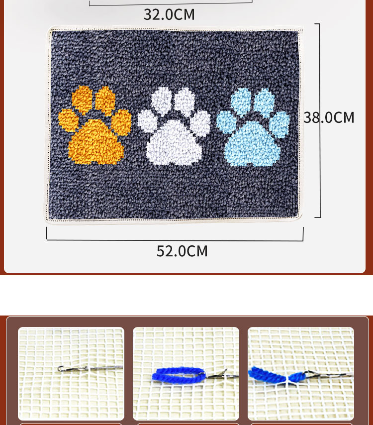 Paard DT2395 borduurcanvas lat - Printed Embroidery Kit recensie en prijs