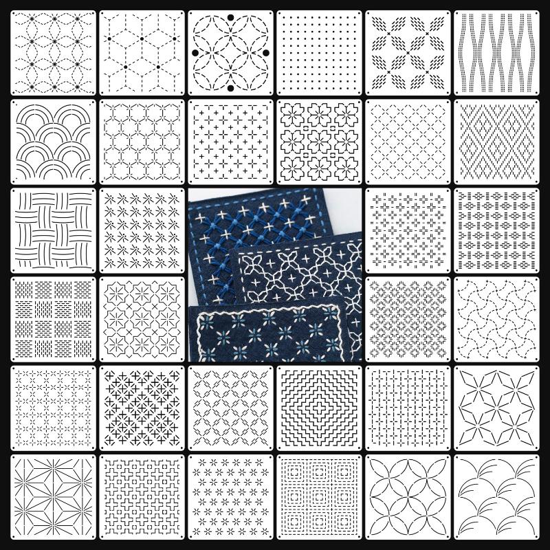 9/32 stuks Sashiko borduurwerk - Embroidery Service recensie en prijs