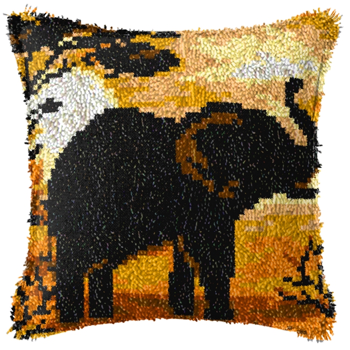 Olifant Paard Dier Klinkhaak K - Printed Embroidery Kit recensie en prijs