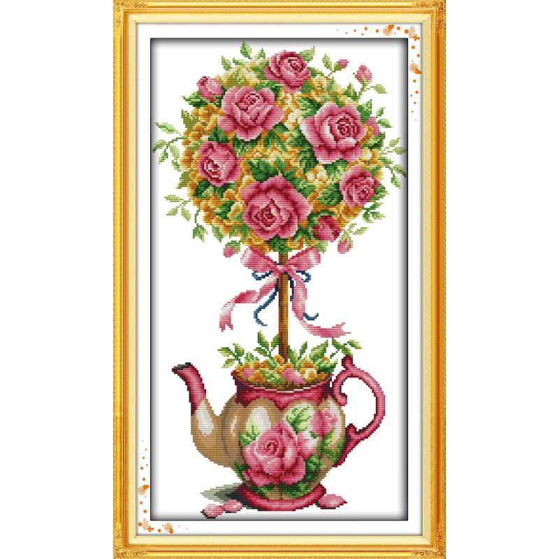 Magnolia Rose Bloem Bal En The - Embroidery Rose Stitch recensie en prijs