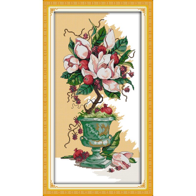 Magnolia Rose Bloem Bal En The - Embroidery Rose Stitch recensie en prijs