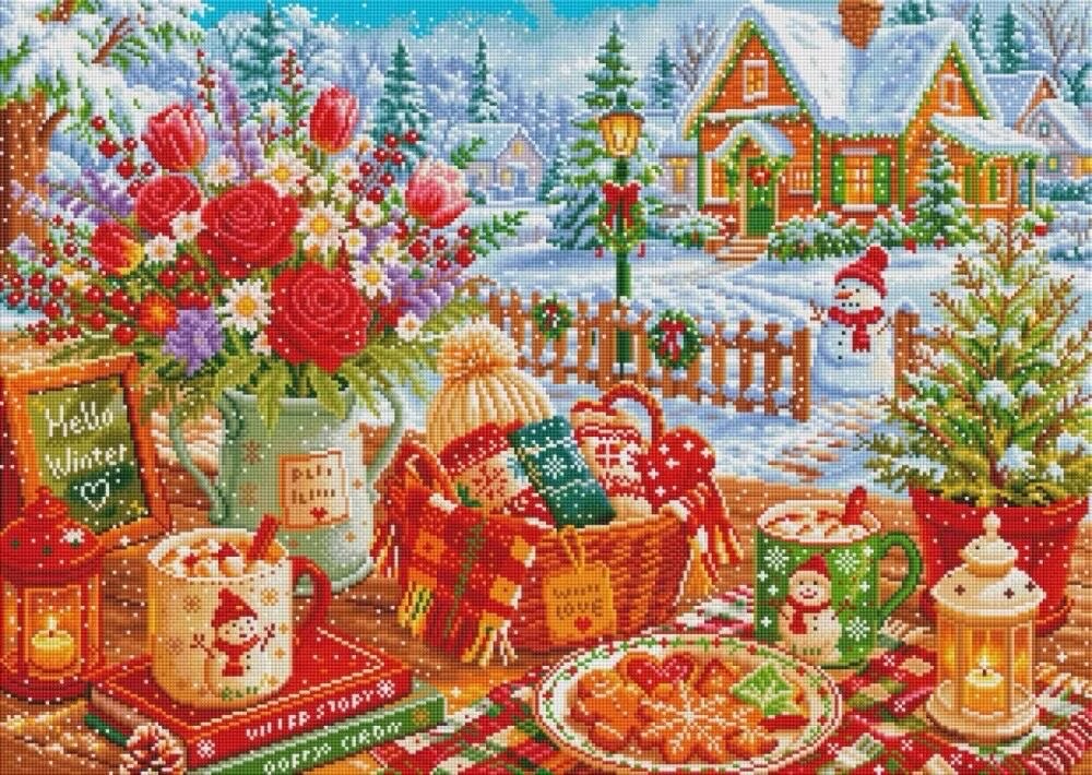 9CT 14ct Winter Gedrukte Kits  - Embroidery Thread Yarn recensie en prijs